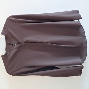 🖤 J. Crew black blouse. Button-down Mandarin collar. Black. XS. Like new!